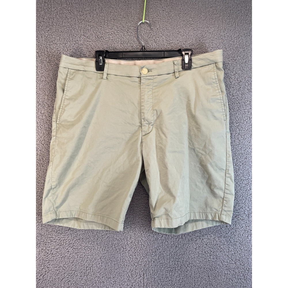 Joseph Abboud Shorts Men's 38 Khaki Cotton Flat Casual